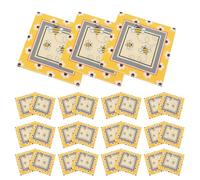 Vaguelly 120pcs Bee-Printed Napkins for Wedding Brunch Party Disposable Dinner Serviette Napkin Festive Spring Guest for Restaurant Cafe Garden Event Tableware