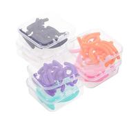 Vaguelly 120pcs Eyelash Curler Pads Refills High Elasticity Silicone Replacement Cushions for Lash Makeup Fun and Durable Eyelash Curler Accessories Purple Orange White Green
