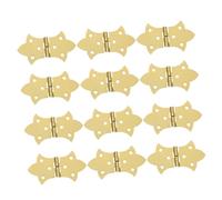 Vaguelly 12pcs Antique Butterfly Hinges Vintage Furniture Hinges for Wooden Jewelry Box Cabinet Chest Toolbox Decorative Hardware with Sturdy Craftsmanship