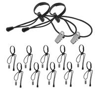 Vaguelly 12pcs Background Cloth Clip Clips Backdrop Holder Photography Backdrop Clip Backdrop Fix Holder Background Backdrop Clip Backdrop Clamp Backdrop Clip Holder By Elastic Thread Black