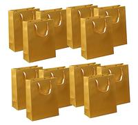 Vaguelly 12pcs Kraft Paper Plain Bag Fathers Day Party Favor Bag for Shopping Wrapping