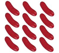 Vaguelly 12PCS Lifelike Artificial Hot Dog Models for Photography and Display Realistic Sausage Decoration Props for Home Shops Culinary Exhibitions and Food Staging with Fresh-looking