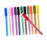 Vaguelly 12pcs Nail Art Pens Marker for Creative Nail Painting Smooth Ink Flow for Intricate Designs and Diy Manicure Projects