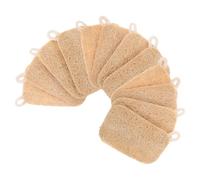 Vaguelly 12PCS Natural Loofah Dish Scrubber Brushes Set Biodegradable Kitchen Sink Cleaning Sponges for Pots, Dishes, Bottles and Cooking Utensils