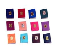 Vaguelly 12pcs Small Book Model Mini House Accessory Miniature Scene Ornaments DIY Crafting Mini Books Adornments Miniature Paper