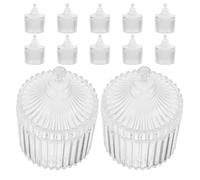 Vaguelly 12pcs Small Favor Box with Lid, Ornate Plastic Wedding Treat Container for Dessert Table Display, Prevents Candy Spills, Easy Visibility, for Middle Eastern Wedding Favors
