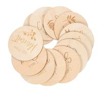 Vaguelly 12pcs Wooden Monthly Milestone Cards Milestone Wooden Circles for Baby Growth Journey
