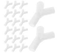 Vaguelly 135 Degree Three Way Tent Pole Connectors Wear Resistant and 12mm Pipes Easy Installation 20pcs Plastic for Greenhouses and ’s Tents