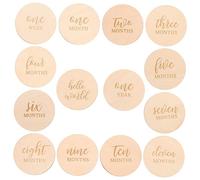 Vaguelly 14pcs Milestone Discs Adorable Photo Props for Newborn Growth Tracking for Shower Unique Keepsake for Capturing Precious Moments