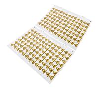 Vaguelly 150pcs Ionization Warning Sign Sticker Decal Radiation Caution Danger Warning Label Do Not Touch Sign for Secure Zone and Industrial Equipment Removable Safety Mark Sticker