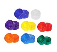 Vaguelly 15pcs Electric Guitar Foot Nail Cap Effect Pedal Button Toppers Protection Volume Knob Caps Pedal Board Accessories for Guitar Tuning Pegs Random Color