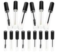 Vaguelly 15pcs Empty Mascara Tubes with Wand 10ml Refillable Eyelash Brush Bottles for DIY Cosmetics Daily Use Elegant Appearance Highend Touch Abs Petg Material