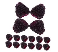 Vaguelly 16Pcs Artificial Raspberry Fruit Model Props Faux Raspberry Decoration for Home Kitchen Supermarket and Event Displays Unique Choice for Nature Inspired Decor