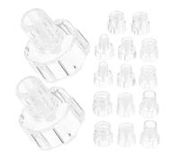 Vaguelly 16pcs Facial Device Replacement Tips Hydrooxygen Exfoliation Nozzles for Deep Pore Cleaning Skin Suction Tool Heads for Professional and Home Use Blackhead Microdermabrasion