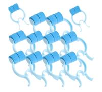 Vaguelly 16pcs Lung Breathing Training Clips for Nose Nasal Stopper Clips for Breathing Exercise for Reducing Nasal Mucus and