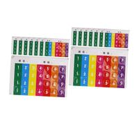 Vaguelly 16pcs Pan Flute Note Stickers Musical Scale Decals for Beginners Notation Accessories Easy to Use Training Tool for Pan Flute Practice