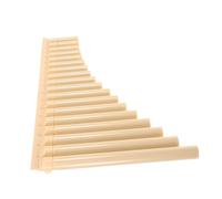 Vaguelly 18 Pipes Pan Flute Smooth Playing Experience Made of Sturdy Abs Plastic, Comfortable Grip for Beginners and Experienced Players for School Use and Musical Performances