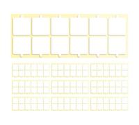 Vaguelly 180Pcs Clear Double-Sided Tape for Acoustic Panels Removable Soundproofing Adhesive Squares 35mmx35mm Transparent Foam Mounting Pads for Walls Studio