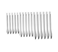 Vaguelly 18pcs Lipstick Spoons Diy Makeup Subpackage Tools Stainless Steel Cosmetic Set for Home and Professional Use