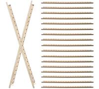 Vaguelly 19pcs Classical Guitar Fret Wire White Copper Material Easy Installation and Replacement Convenient Storage Silver Colour for Guitar Beginners