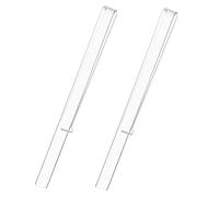 Vaguelly 1pair Clear Music Sheet Clips Acrylic Music Holder Clips Transparent Design for Easy Reading and Practicing Instruments