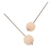 Vaguelly 1pair Wooden Drum Pedal Beater Replacement for Kick Drum Pedal with Vintage Design, Hard Wood Material for Warm Authentic Tones, Easy Replacement Accessory for Percussion