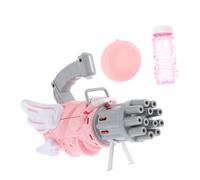 Vaguelly 1Pc Bubble Maker for Handheld Bubble Blower with Convenient Liquid Plate for Outdoor and Indoor Play Pink Design for Boys