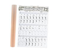 Vaguelly 1pc Clarinet Chord Score Clarinet Chords Poster Instruments Clarinet Chord Chart Clarinet Practice Chart Flute Stand Music Chord Poster Recorder Instrument Coated Paper