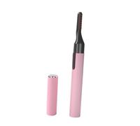 Vaguelly 1pc Electric Heating Eyelash Curler Tool Portable Eyelash Perming Device for Natural Curling Effect Material Pink for Travel and Daily Makeup Use