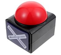 Vaguelly 1Pc Electronic Game with Light Plastic Sound Quiz Button for Tv Show Competitions and Loud Responding Key Blue for Fun Games