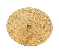 Vaguelly 1pc Feng Shui Mirror Exorcism Ornament Decorative Porch Adornment to Ward Off Bad Luck Bodhi Mirror for Home Entrance Decor Rich Chinese Culture