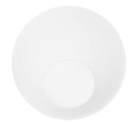 Vaguelly 1pc Frosted Glass Craft Lampshade Spherical Light Cover for Ceiling Hanging Lamps with Middle and Easy to Install for Living Bedroom Decor