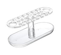 Vaguelly 1pc Makeup Brush Holder Stand Rack Organizer Multiple for Makeup Brush Drying and Storage Transparent Acrylic Design for Easy Cleaning and Disassembly