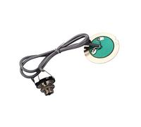 Vaguelly 1pc Mini Piezo Pickup Transducer for Acoustic Instruments Easy to Install Contact Microphone for Guitar Violin Ukulele Mandolin Banjo Capture White
