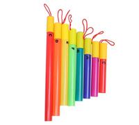 Vaguelly 1Pc Orff Octaphon Musical Instrument for Lightweight Eight Tone Percussion Plaything Rainbow Colors for Music Teaching Meditation and Mindfulness Activities