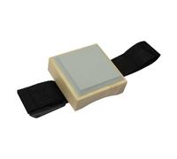 Vaguelly 1pc Portable Drum Practice Pad Strap Thickened for Isolation Solid Base Mini Drum Pad for All Ages for Percussion Training