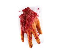 Vaguelly 1Pc Simulation Severed Finger Halloween Decorative Prop for Parties Artificial Human Organs Creepy Party Supplies Safe and Material Reusable Halloween