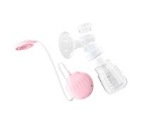 Vaguelly 1set Electric Breast Pump Modes Portable and Silent Milk Extractor for Mothers for Home and Travel Pink