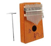 Vaguelly 1set Key Kalimba Thumb Piano Natural Easy to Play Musical Instrument for Beginners Compact Design for Travel and Performance Resonant Sound Professional Tuning