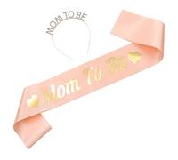 Vaguelly 1set Mom Headband Sash Maternity Photo Shoot Props for Shower Hair Hoop Sash for Celebrating Pregnancy