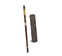 Vaguelly 1set Portable Bamboo Dizi Flute for Beginners Key Student Instrument Easy to Play Bright Sound for Boys and Girls and Early Education Cloth Case