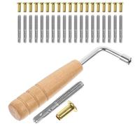 Vaguelly 1set Professional Lyre Harp String Pegs Tuning Wrench Fixing Parts for Lyre Instrument Smooth and Tuning Accessories for Musicians