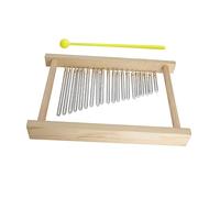 Vaguelly 1set Twenty-tone Solid Brass Wind Chimes for Teaching Performance Decor Mallet Material for Classroom and Garden Use