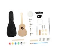 Vaguelly 1set Ukulele Kit Handmade Ukulele Material Supplies for Great for Boys and Girls and Beginners Hand Skills and Musical Interest
