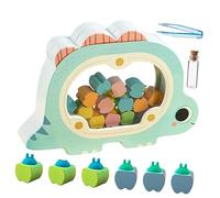 Vaguelly 1set Wooden Tooth Keepsake Organizer Lanugo Bottle Cute and Chic Tooth Saver for Boys and Girls for Boy Girl and Toddlers Dragon Design
