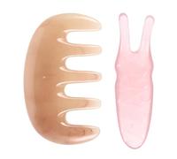 Vaguelly 1set Y-Shaped Scraping Fork Massaging Comb Acupuncture Scraping Tools for Scalp Massage Skin Tightening Toning Comfortable Material for Personal Use