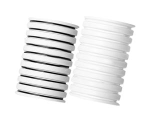 Vaguelly 2 Boxes Self-adhesive Lash Strips Transparent Black Portable Lash Adhesive Tape for Eyelash Extensions Easy Application for Touch Up and Gap Filling