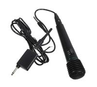 Vaguelly 2-in-1 Microphone Wireless Options Portable Singing Microphone Kit 6.3mm Jack for Stage and Events Random Color