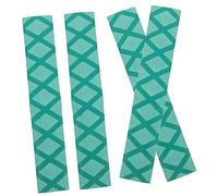 Vaguelly 2 Pairs Drumstick Non-slip Covers Irradiation Cross-linked Polyethylene Material Protective Anti Slip Wraps for Drum Players with Repeatable Water Washing Feature in Green