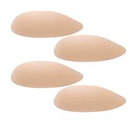 Vaguelly 2 Pairs Men’s Silicone Chest Pads with Self Adhesive Invisible Muscle Push-up Inserts, Non-Woven Fabric Material, Practical Reusability for Parties and Events